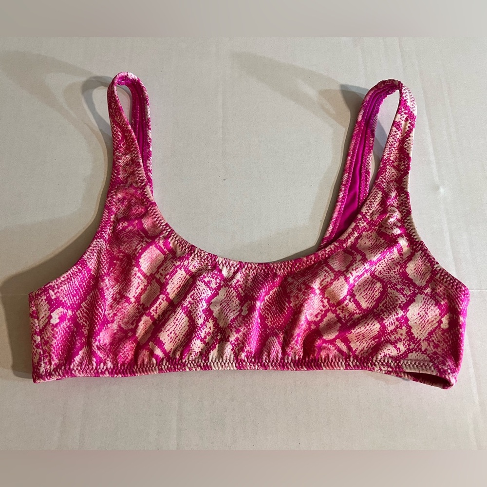 L.A Hearts by Pacsun Pink Snake Print Bralette